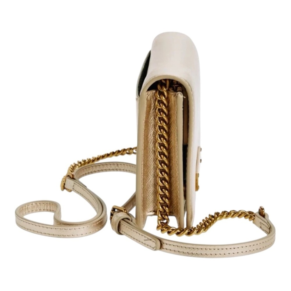 Kurt Geiger London Mini Richmond Crossbody Bag Gold NWT - Picture 3 of 6